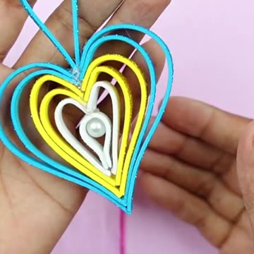 DIY Glitter Foam Paper Crafts Idea #diy #crafts #evafoam #handmade #handmadecrafts