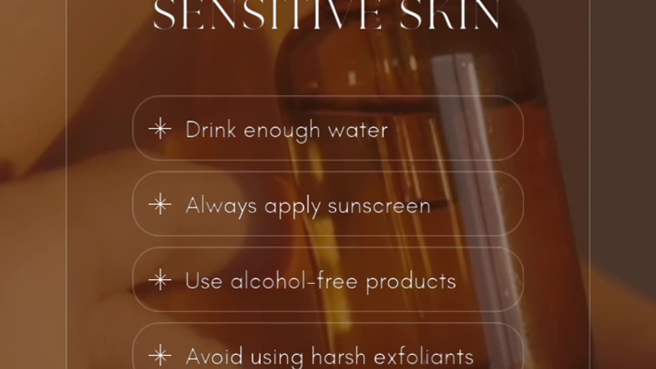 If you have a sensitive skin, this is for you!