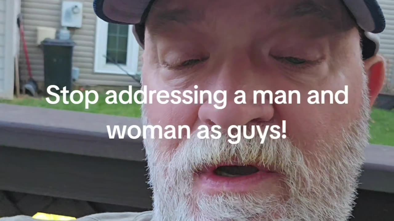 A man and a woman are not "guys"