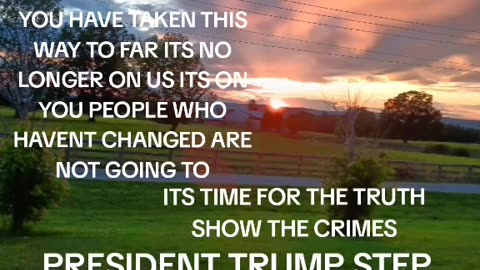 Message to trump