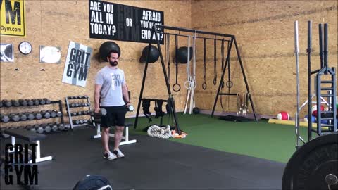 2DB Walking Lunge + 1leg RDL