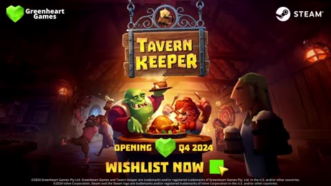 Tavern Keeper 🍻 Official Gameplay Trailer [4K] | Greenheart Games