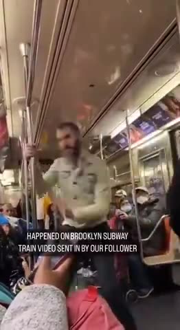 JEWISH MAN GETS ATTACKED IN A NY SUBWAY.mp4