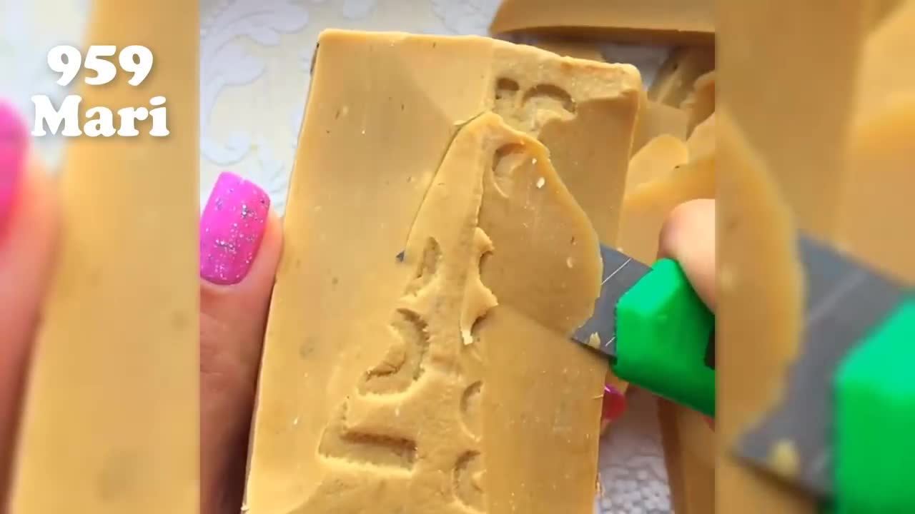 Relax with this Soap Cutting ASMR Video Compilation