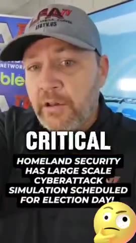 Homeland Security Has Large Scale Cyber Attack Simulation Scheduled For Election Day.mp4