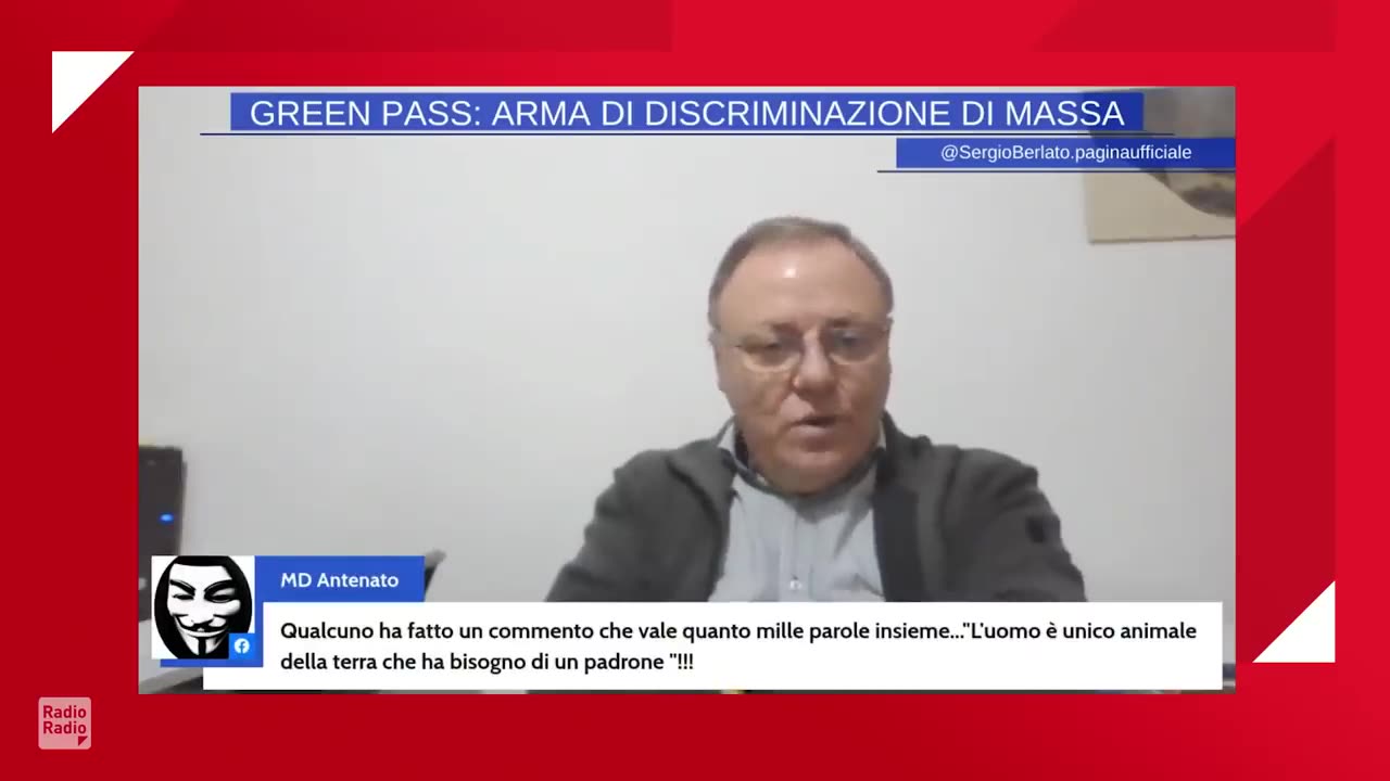 APPELLO DI BERLATO AGLI ITALIANI INOCULATI