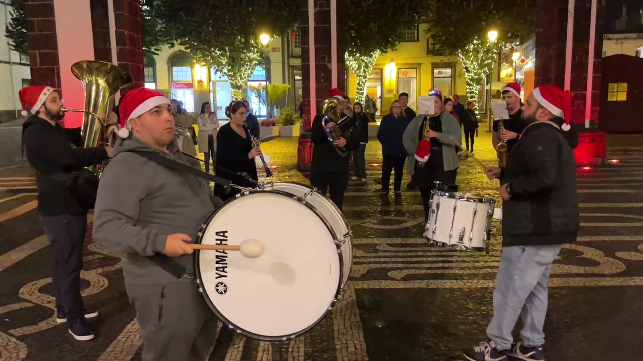 LIVE: Inauguracao da iluminacao de Natal Ponta Delgada - Sao Miguel Acores Portugal - 17.11.2023