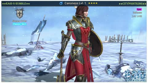 Raid Shadow Legends - Canoness - Classic Skin