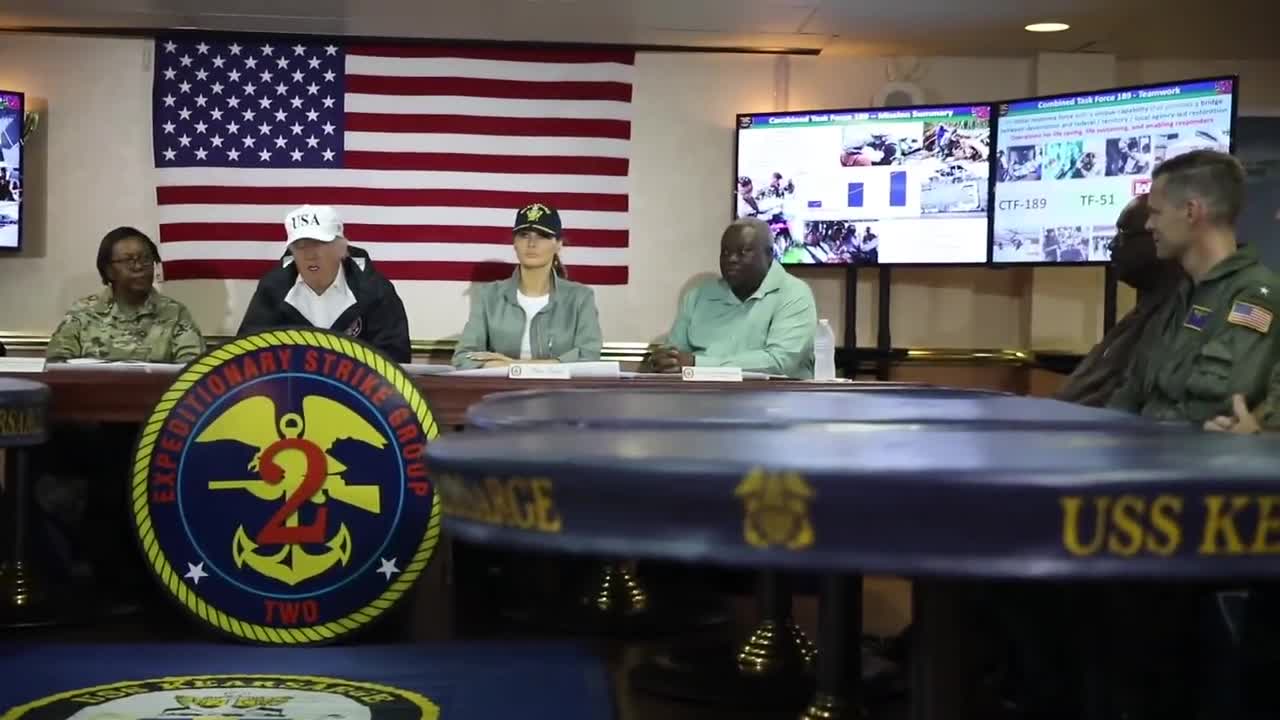 Donald Trump visits Sailors and Marines!!!