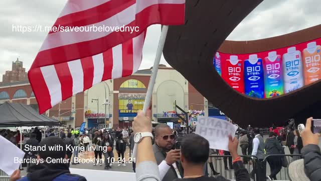 NEW YORKERS Stand with Kyrie march and rally Oct 24 Brooklyn