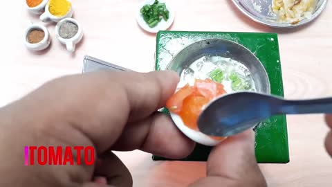 Miniature Masal Dosa (ASMR) | Masal Roast Recipe | Mini Masala Roast | Miniature Cooking