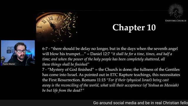 Revelation 10 - the scroll and the days of the 7th Trumpet (Live Service 2022 October 3)