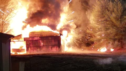 Storage Unit Explosion Firework Show