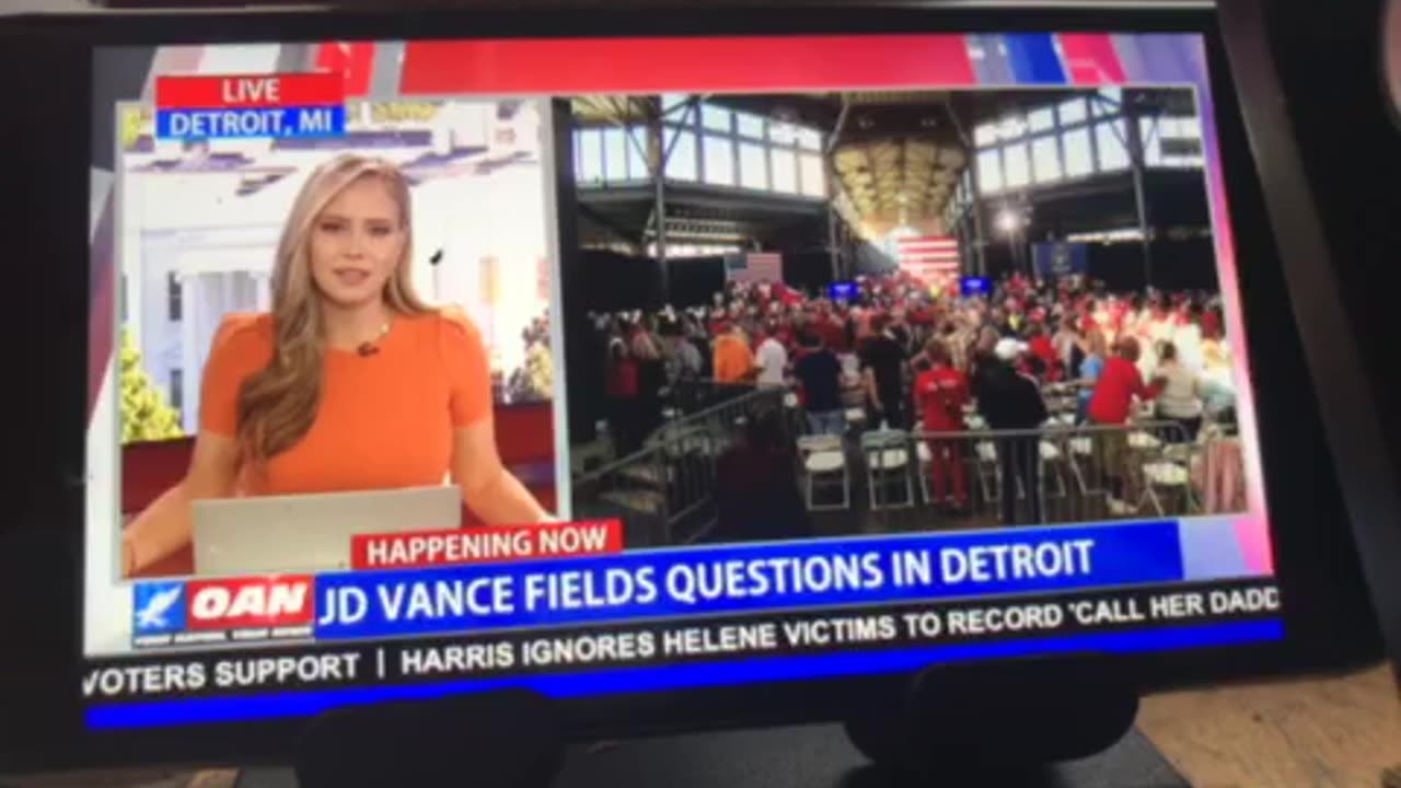 JD Vance & prosperity & peace in Detroit Michigan Monday 02:57 pm