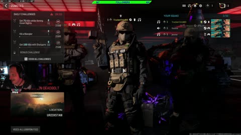 Running some call of duty