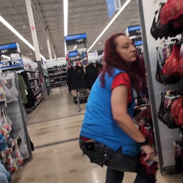 Walmart Employee Red Whaletail Thong