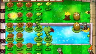 Plants vs Zombies Aventura Piscina Nivel 3 8