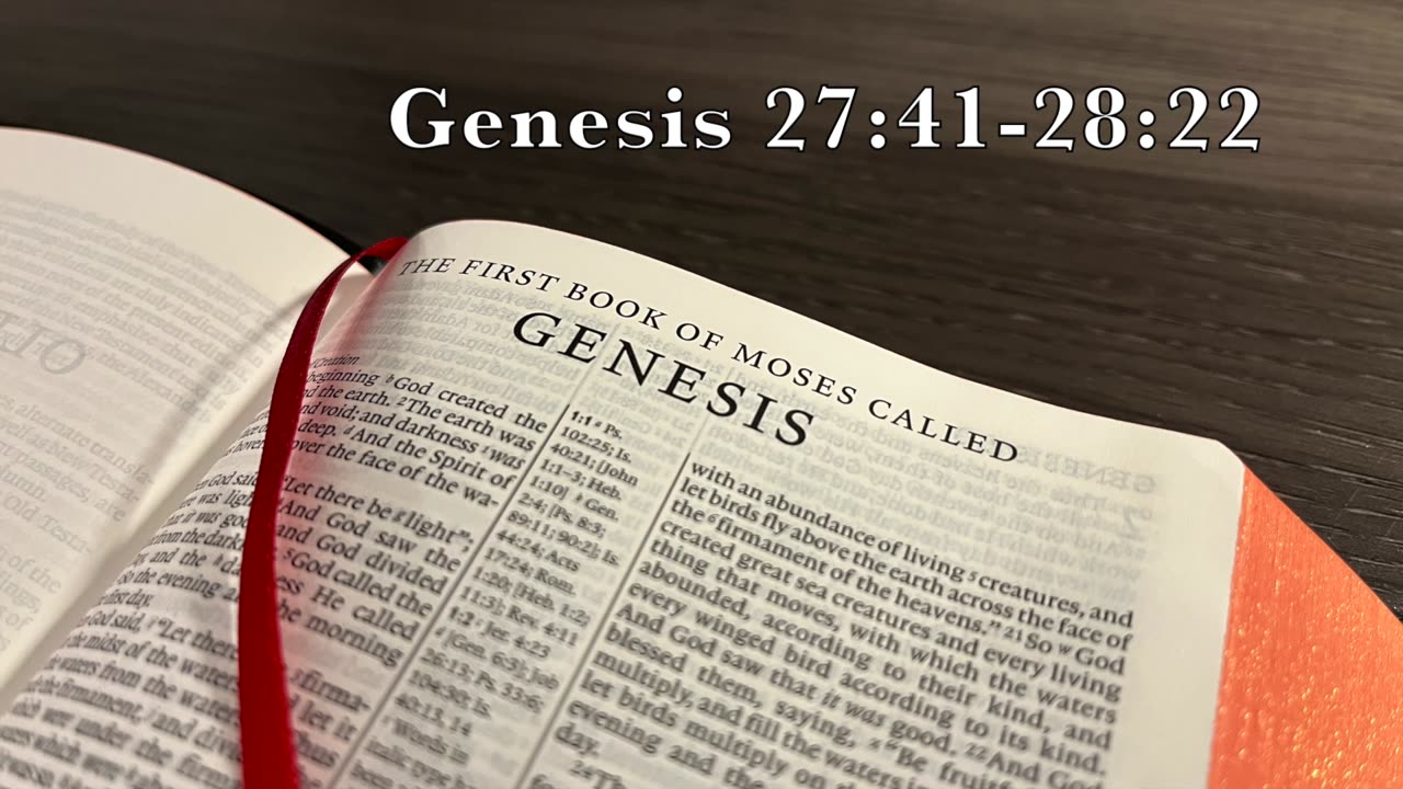 Genesis 27:41-28:22 | Jacob's Ladder (and Redeeming Rebekah's Reputation) | Lucas Crawford