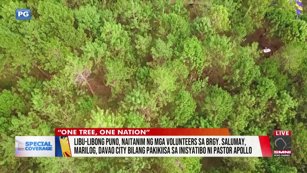 Libu-libong volunteers, nakiisa sa inisyatibong Nationwide Tree Planting Activity ni Pastor ACQ