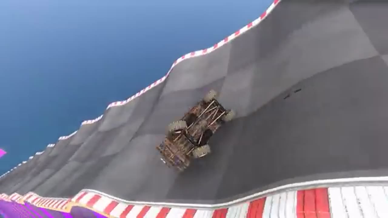 Mega ramp car test .. gta 5 ..