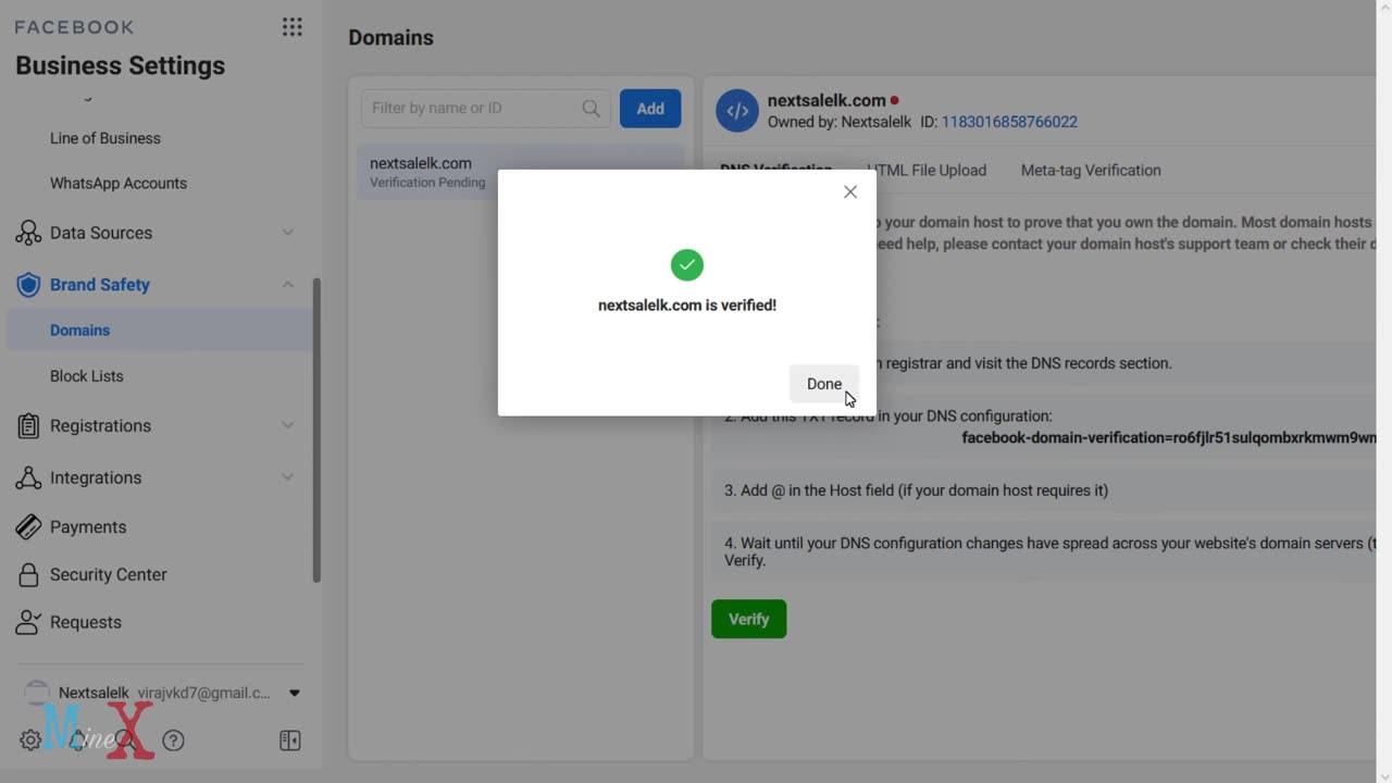 Facebook Domain Verification WordPress -🛡️ Brand Safety Business Manager Verify URL 🎯