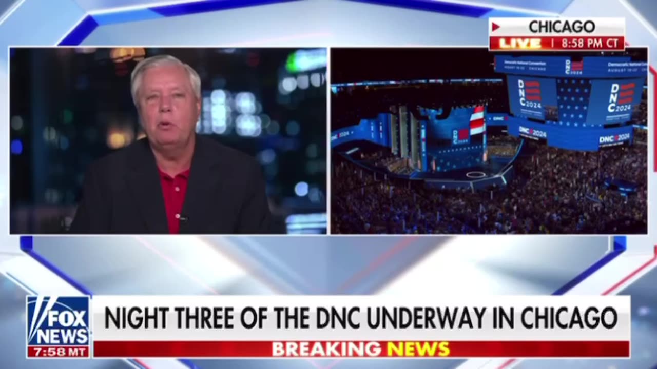 Lindsay Graham says what Bill Clinton said tonight was an absolute lie