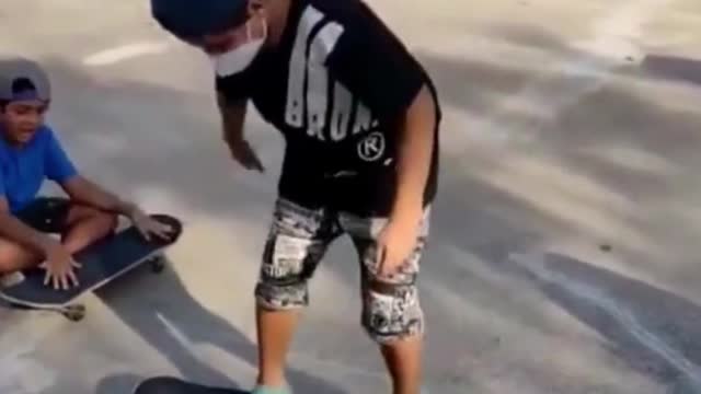 I JUST ARRIVED AT THE SKATING RINK