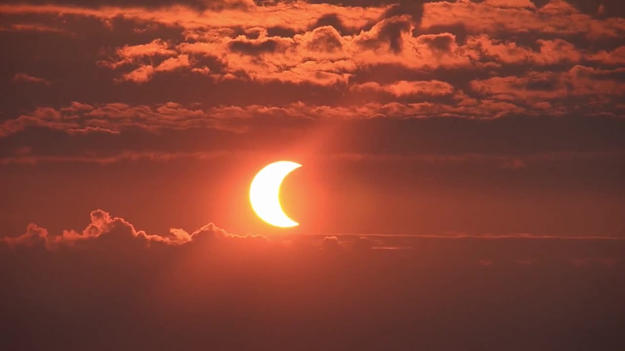 6-10-2020 Annular Eclipse Sunrise in New York! Big Lightning Strikes in Saudi Arabia