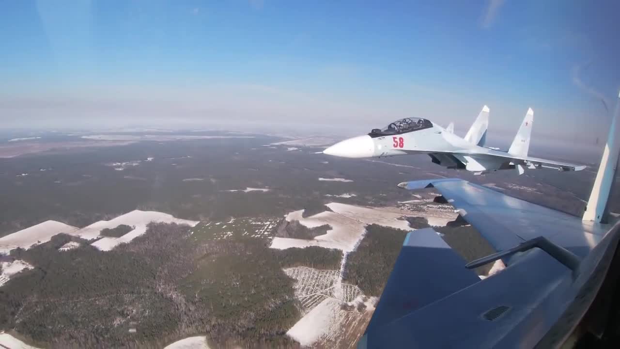 Air combat between fighters of the Russian Aerospace Forces and the Belarusian Air Force