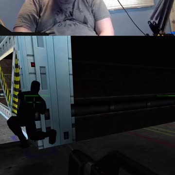 Why is this guy just floating in the air?