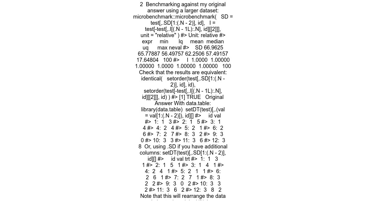 Removing the last 2 rows of each factor level in r