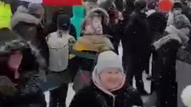 Children walking out of school to protest mask restrictions