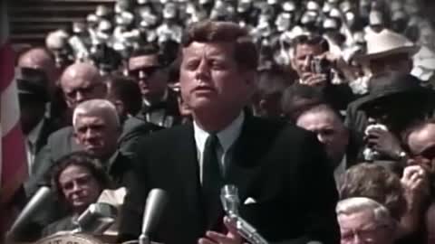 John F Kennedy: "We choose to go to the moon"