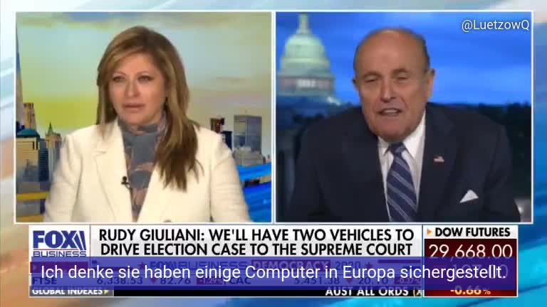 Rudy Giuliani vermutet Server Raid in Europa