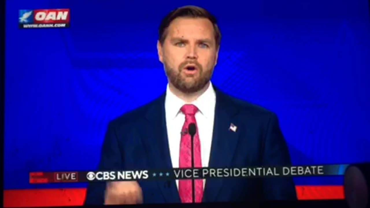 Vance final statement after walzs cbs vp debate Tuesday 10:54 pm