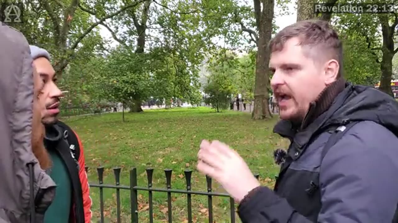 Speakers Corner - A Visitor Does Not Want To Condemn Or Judge Islam Teachings -