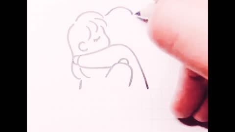 One minute to teach you how to draw surprises for your girlfriend