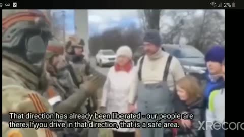 Russian Soldiers liberate Ukraine