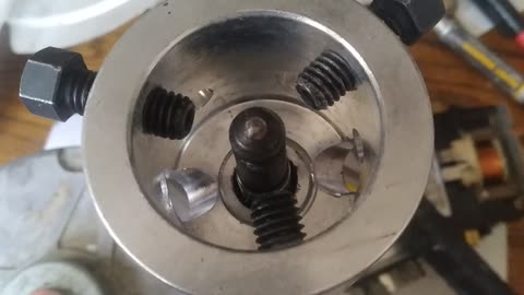 Upended View Of HVAC Fan Motor Puller?