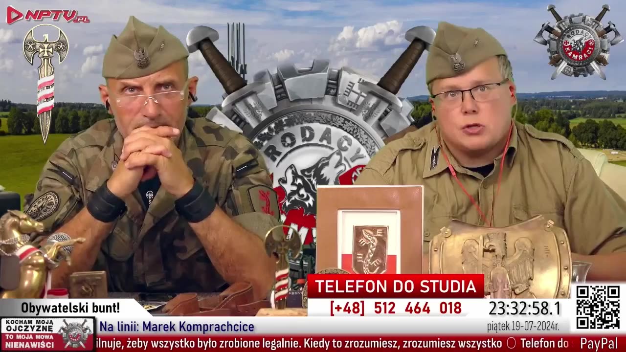 Obywatelski bunt! Pt. 19.07.2024r. W. Olszański, M. Osadowski NPTV.pl Rodacy Kamraci