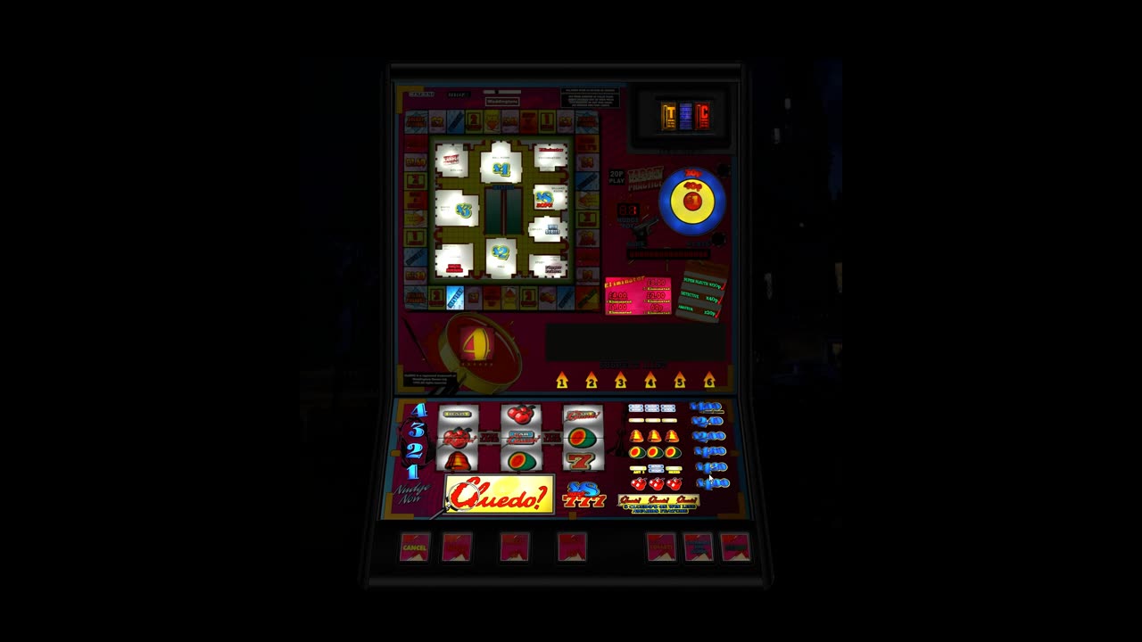 Cluedo Maygay £8 Jackpot Fruit Machine Emulation