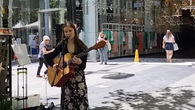 Female Street Performance