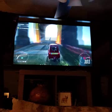 Big jump with a twist in a tiny car