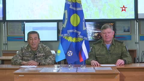 Briefing by CSTO Peacekeeping Commander Andrei Serdyukov