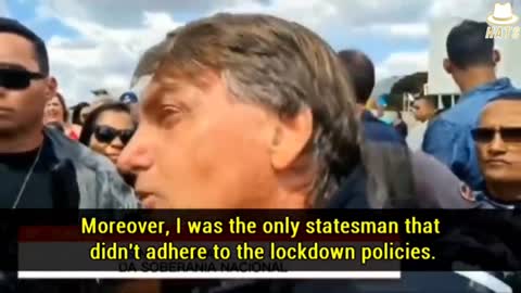 Brazil President Bolsonaro rejects the WHO plandemic treaty.