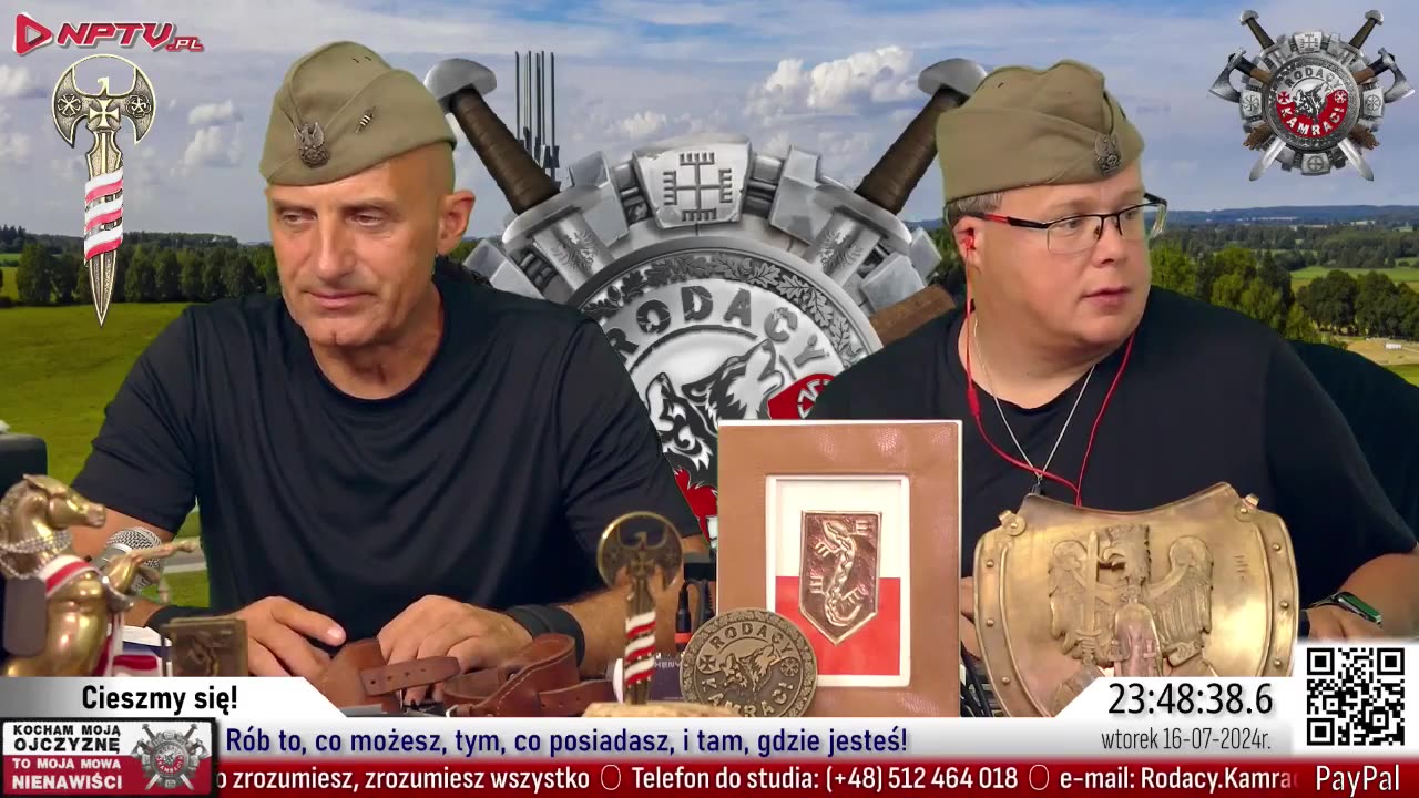 Cieszmy się! Wt. 16. 07. 2024r. W. Olszański, M. Osadowski NPTV.pl Rodacy Kamraci