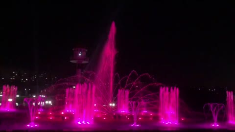 Dancing fountain Fascinating spectacle