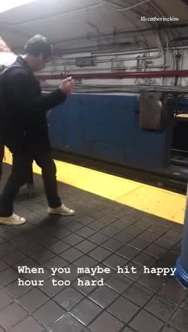 When you maybe hit happy hour too hard