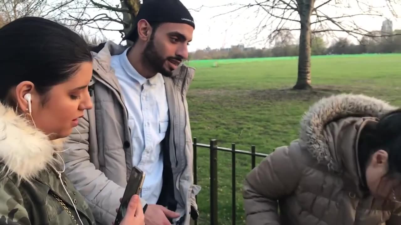 EVIL ZOUBIDA AND HER LAPDOG MOCKING AN OLD LADY RESPECT TO SULEYMAN SPEAKERS CORNER