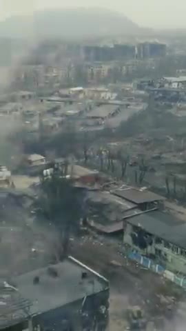 Russians used the UR-77 mine clearing vehicle in a residential area